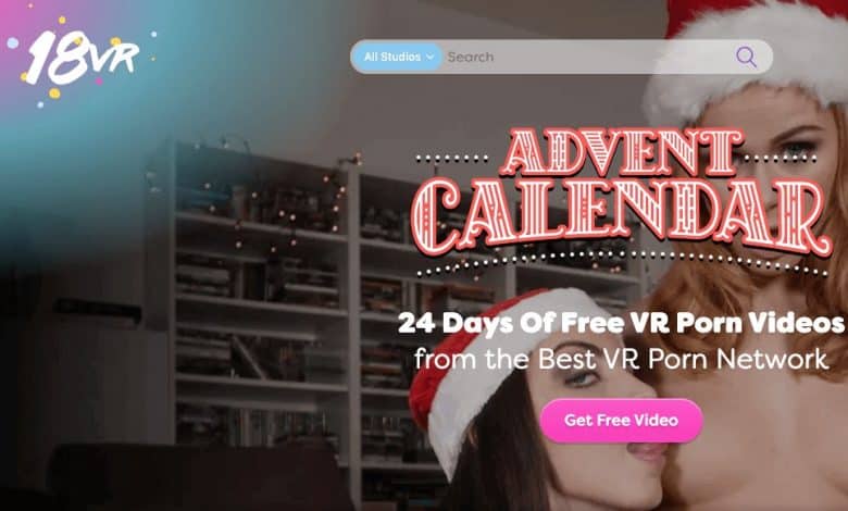 home page of 18vr