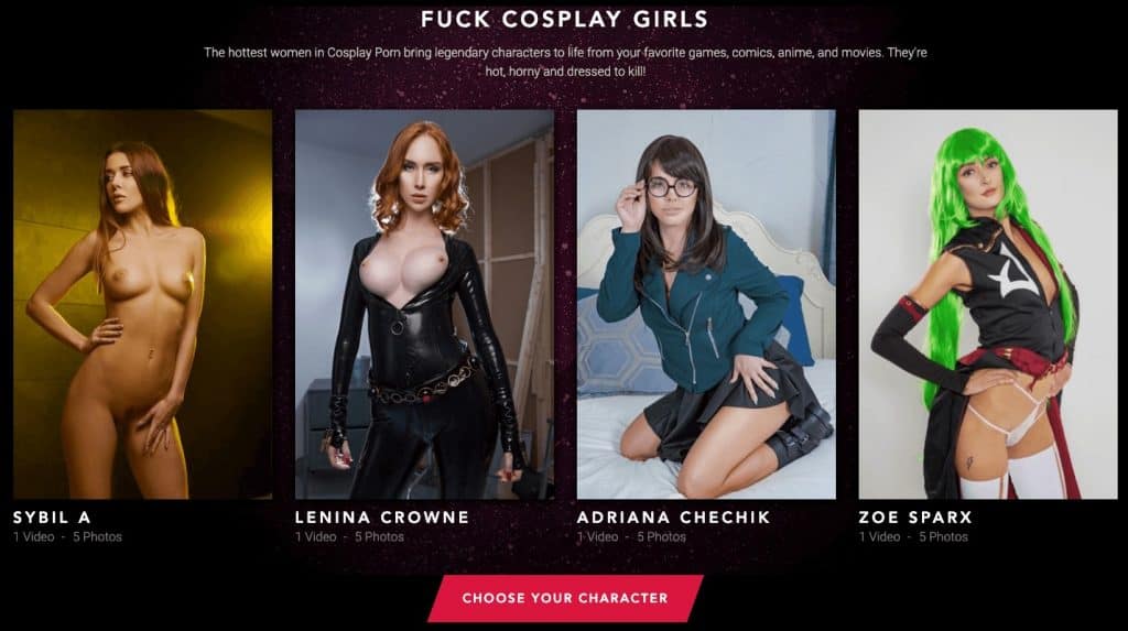 cosplay girls from vrcosplayx