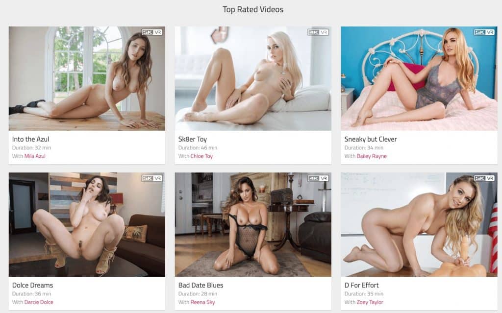 the top rated movies on babevr