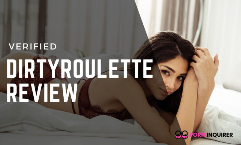 girl laying in bed with dirtyroulette overlay