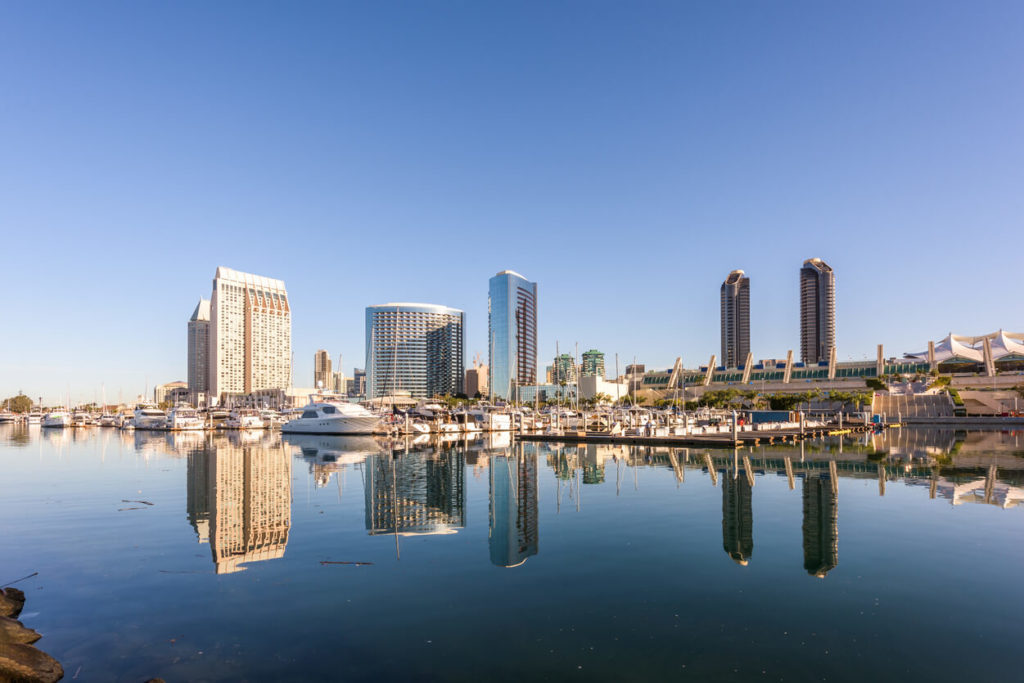 san diego california cityscape