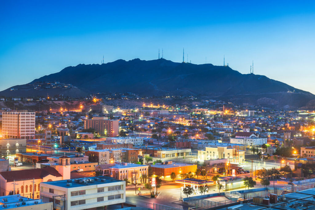 houses and buildings at el paso texas